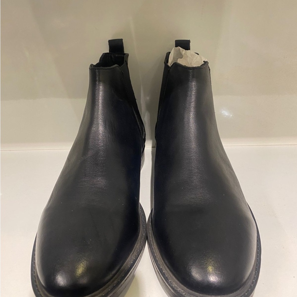Black Leather Men's Chelsea Boots customisation is available